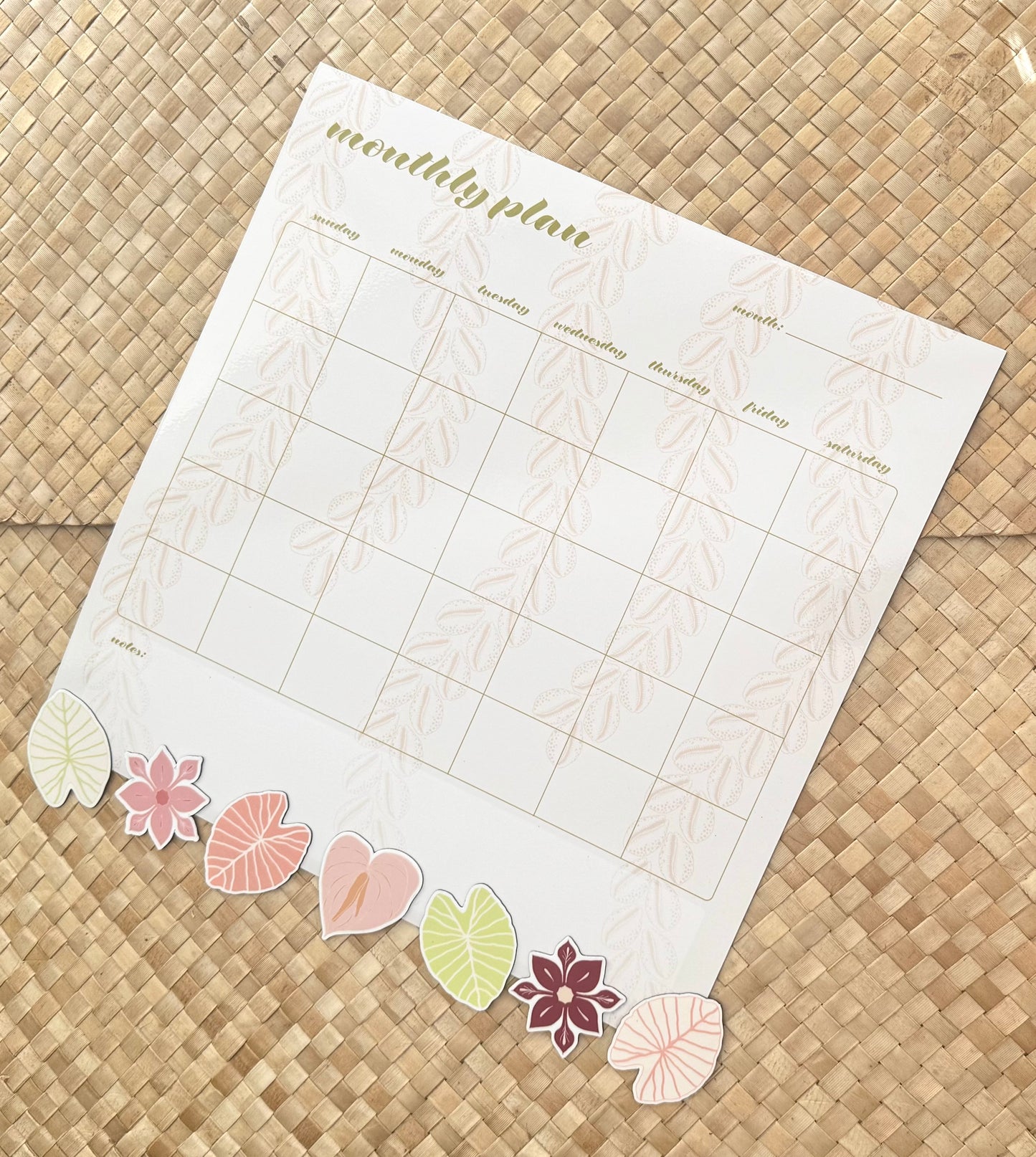 Magnetic Dry Erase Calendar