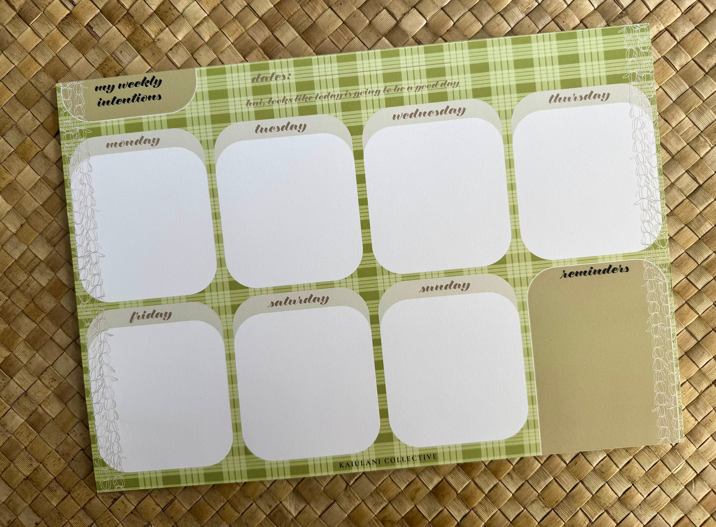 Weekly Intentional Pads