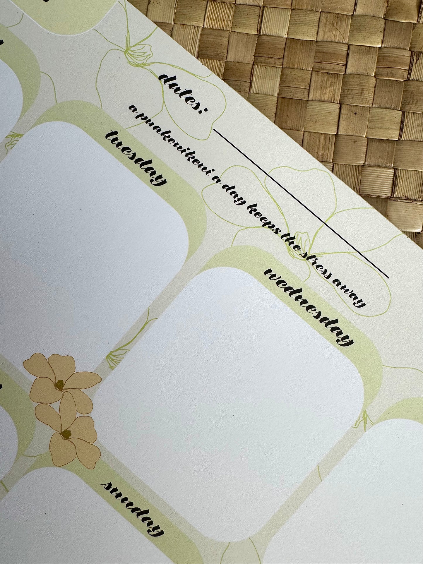 Weekly Intentional Pads