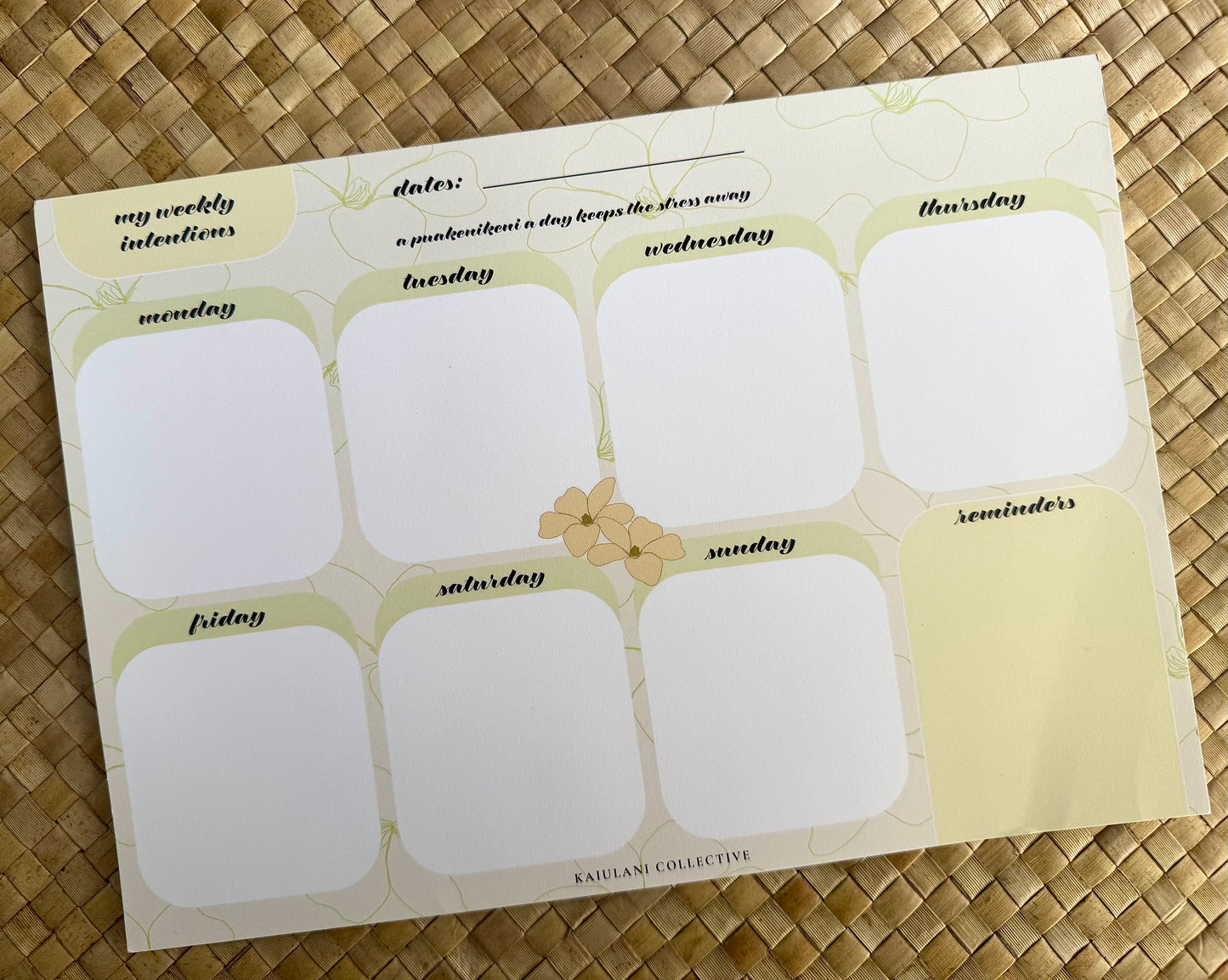 Weekly Intentional Pads