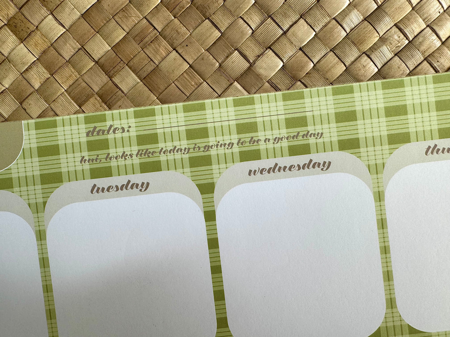 Weekly Intentional Pads