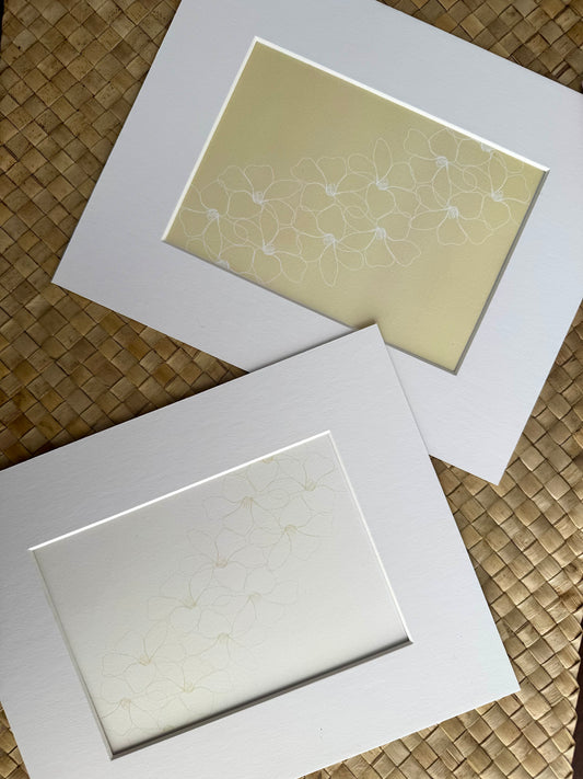 Falling Puakenikeni Art Print